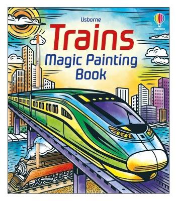 Cover of Trains Magic Painting Book