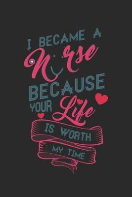 Book cover for I Became a Nurse because your Life is worth my Time