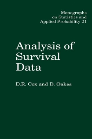 Cover of Analysis of Survival Data