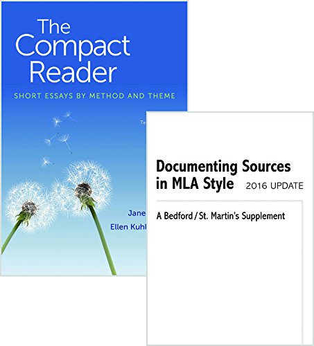 Book cover for Compact Reader 10e & Documenting Sources in MLA Style: 2016 Update