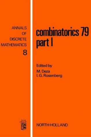 Cover of Combinatorics 79. Part I