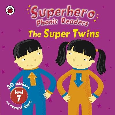 Book cover for Superhero Phonic Readers: Super Twins (Level 7)