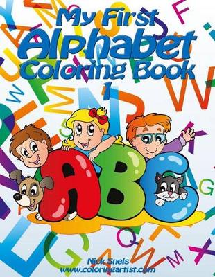 Cover of My First Alphabet Coloring Book 1