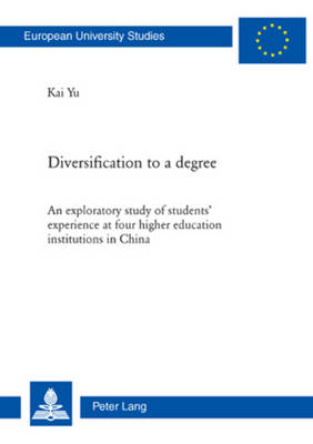 Book cover for Diversification to a degree