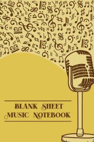 Cover of Blank Sheet Music Notebook