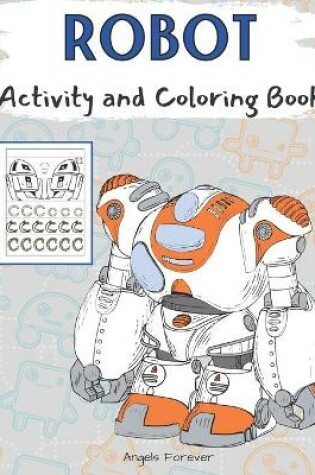 Cover of Robot Activity and Coloring Book