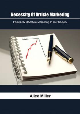Book cover for Necessity of Article Marketing