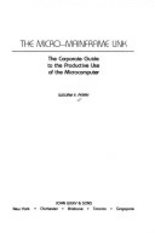 Cover of Micro-mainframe Link