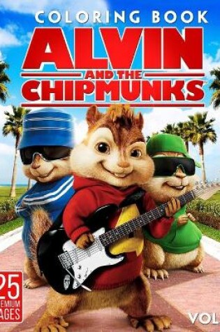 Cover of Alvin And The Chipmunks Coloring Book Vol2