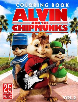 Book cover for Alvin And The Chipmunks Coloring Book Vol2