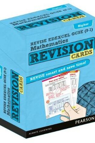 Cover of Revise Edexcel GCSE (9-1) Mathematics Higher Revision Flashcards