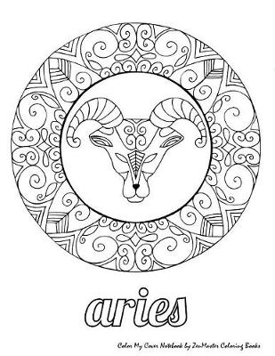 Cover of Color My Cover Notebook (Aries)