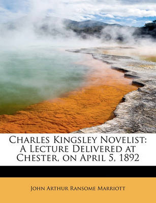 Book cover for Charles Kingsley Novelist