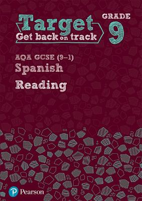 Book cover for Target Grade 9 Reading AQA GCSE (9-1) Spanish Workbook