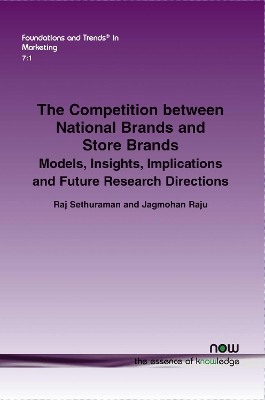 Book cover for The Competition between National Brands and Store Brands