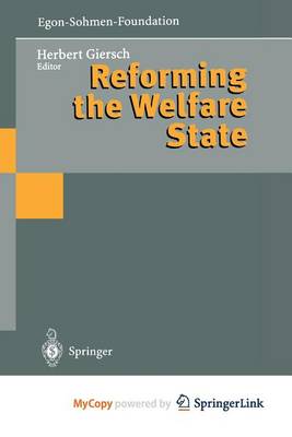 Cover of Reforming the Welfare State