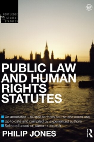 Cover of Public Law and Human Rights Statutes