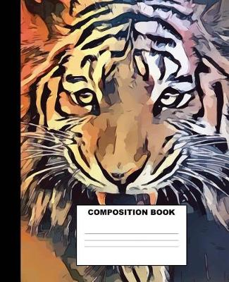 Book cover for Tiger Composition Book