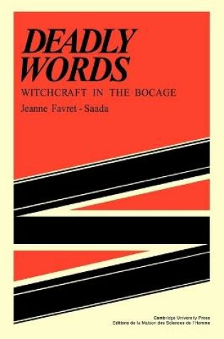 Cover of Deadly Words