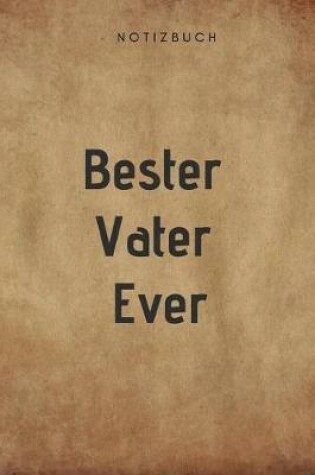 Cover of Bester Vater Ever Notizbuch