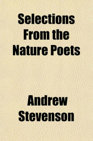 Cover of Selections from the Nature Poets