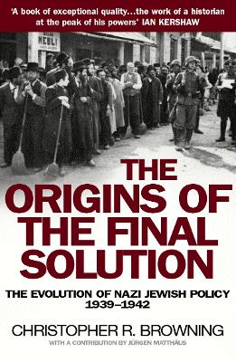 Book cover for The Origins of the Final Solution