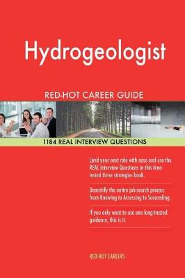 Book cover for Hydrogeologist Red-Hot Career Guide; 1184 Real Interview Questions