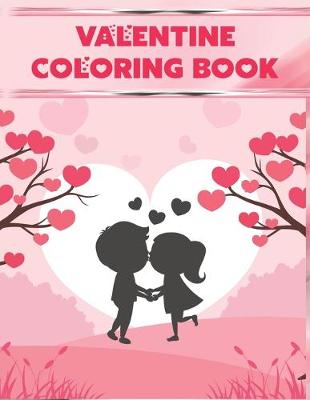 Book cover for Valentine Coloring Book