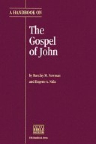 Cover of A Handbook on the Gospel of John