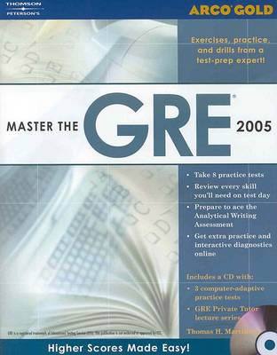 Book cover for Master the GRE Catw/