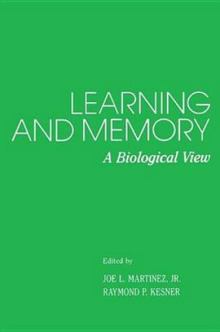 Cover of Learning and Memory