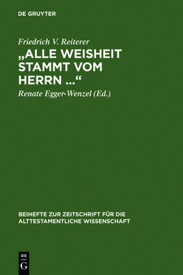 Cover of Alle Weisheit Stammt Vom Herrn