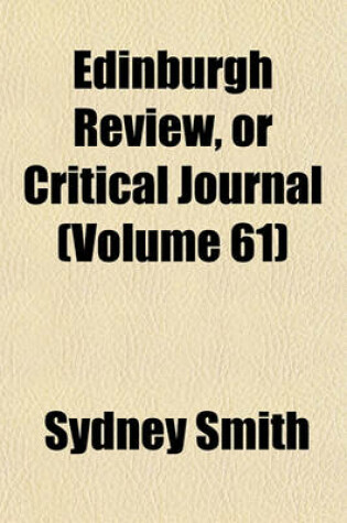 Cover of The Edinburgh Review Volume 61