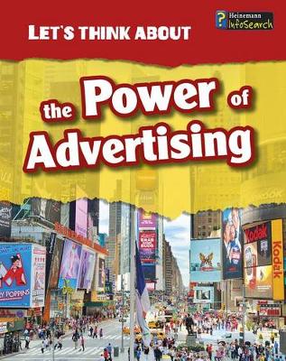 Book cover for Lets Think About the Power of Advertising (Lets Think About)