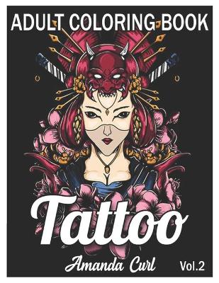 Book cover for Tattoo Adult Coloring Book