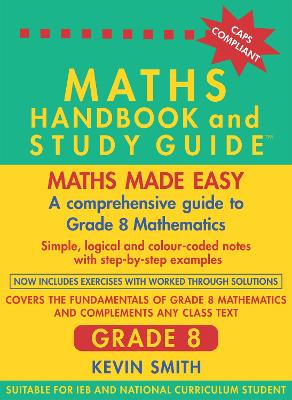 Book cover for Maths Handbook and Study Guide Grade 8