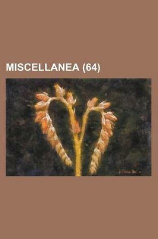 Cover of Miscellanea (64)