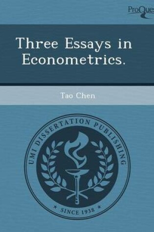 Cover of Three Essays in Econometrics