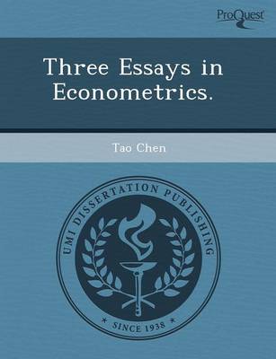 Book cover for Three Essays in Econometrics