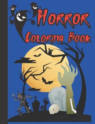 Book cover for Horror Coloring Book