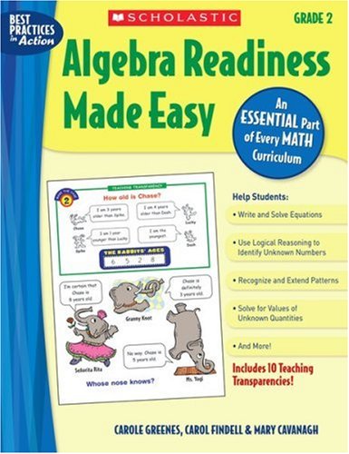Book cover for Algebra Readiness Made Easy: Grade 2