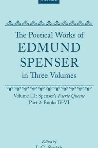 Cover of Spenser's Faerie Queene