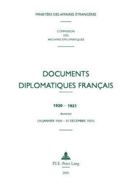 Cover of Documents Diplomatiques Francais