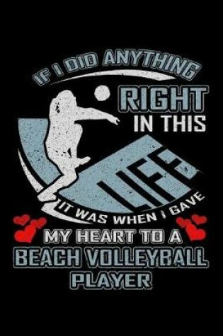 Cover of If I Did Anything Right in This Life It Was When I Gave My Heart to a Beach Volleyball Player