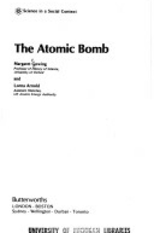 Cover of The Atomic Bomb