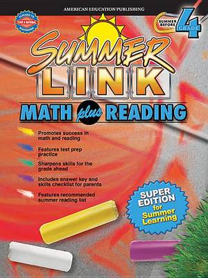 Book cover for Math Plus Reading, Grades 3 - 4