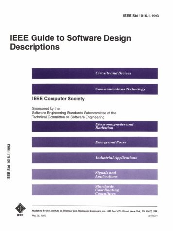 Book cover for IEEE Guide to Software Design Descriptions (Ansi)