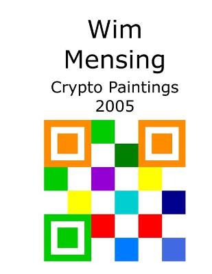 Book cover for Wim Mensing Crypto Paintings 2005