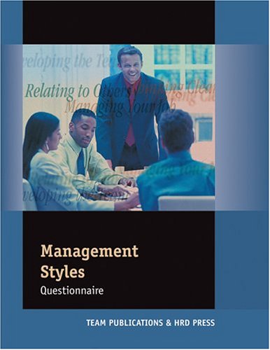 Book cover for Management Styles Questionnaire Assessment