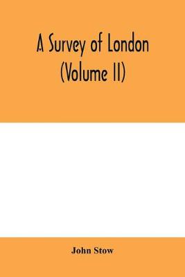 Book cover for A survey of London (Volume II)